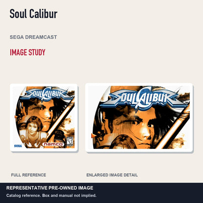 Representative pre-owned Soul Calibur (Sega Dreamcast), full image and detail.