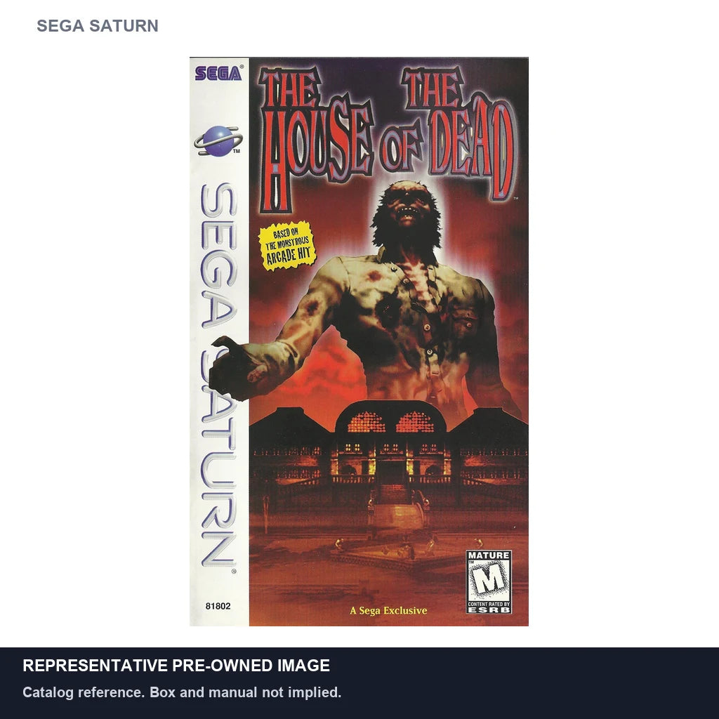 Representative pre-owned The House of the Dead (Sega Saturn), white product reference.