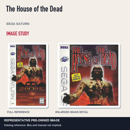 Representative pre-owned The House of the Dead (Sega Saturn), full image and detail.