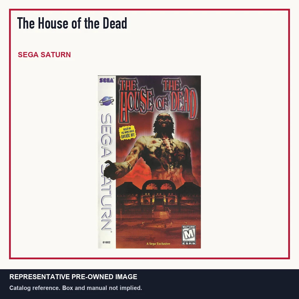 Representative pre-owned The House of the Dead (Sega Saturn), minimal product layout.
