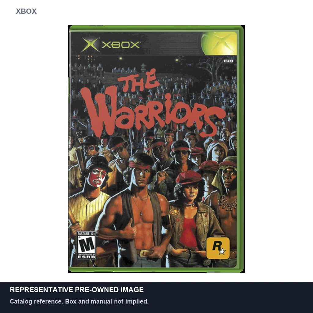 Representative pre-owned The Warriors (Xbox), white product reference.