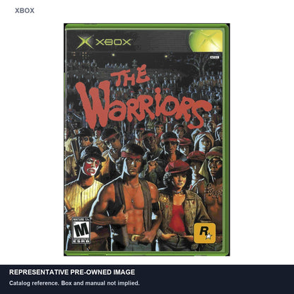 Representative pre-owned The Warriors (Xbox), white product reference.