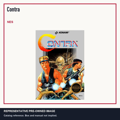 Representative pre-owned Contra (NES), minimal product layout.