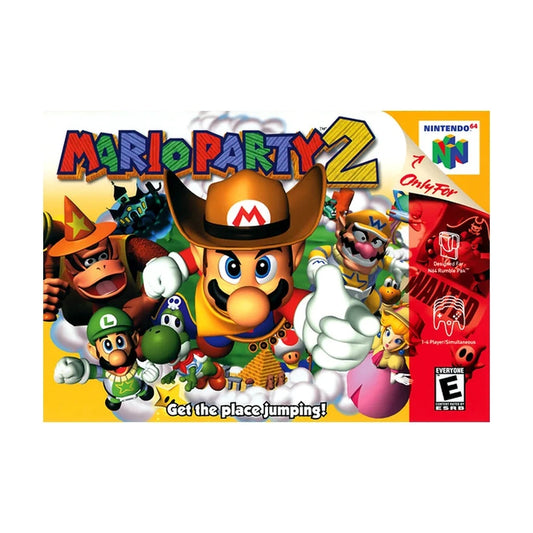 Representative pre-owned Mario Party 2 (Nintendo 64), white product reference.