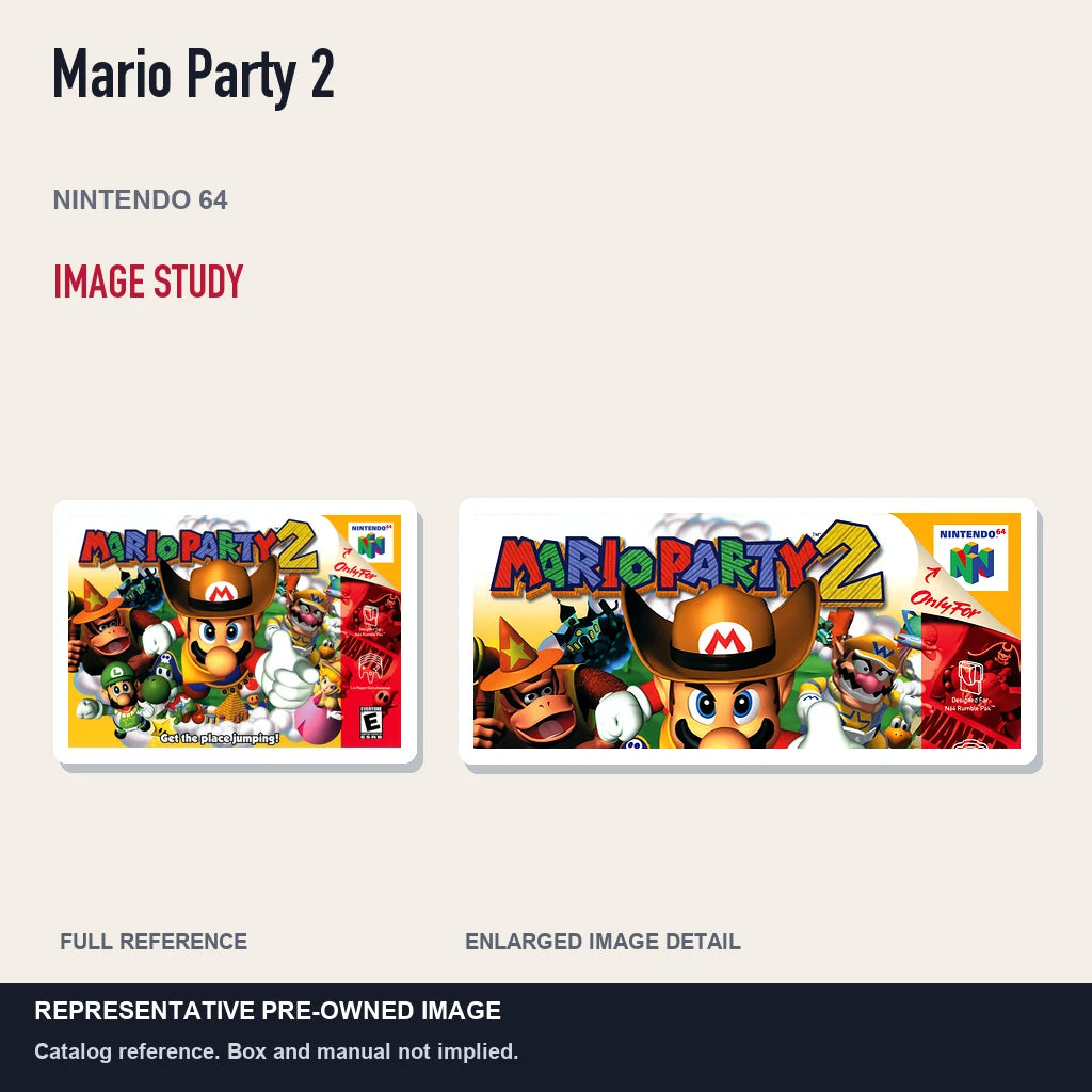 Representative pre-owned Mario Party 2 (Nintendo 64), full image and detail.