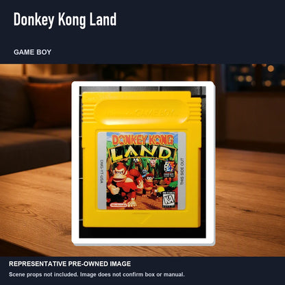 Representative pre-owned Donkey Kong Land (Game Boy), product image in a styled room scene.