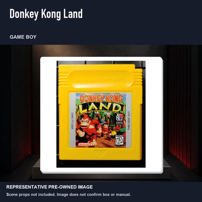 Representative pre-owned Donkey Kong Land (Game Boy), product image on a display panel.