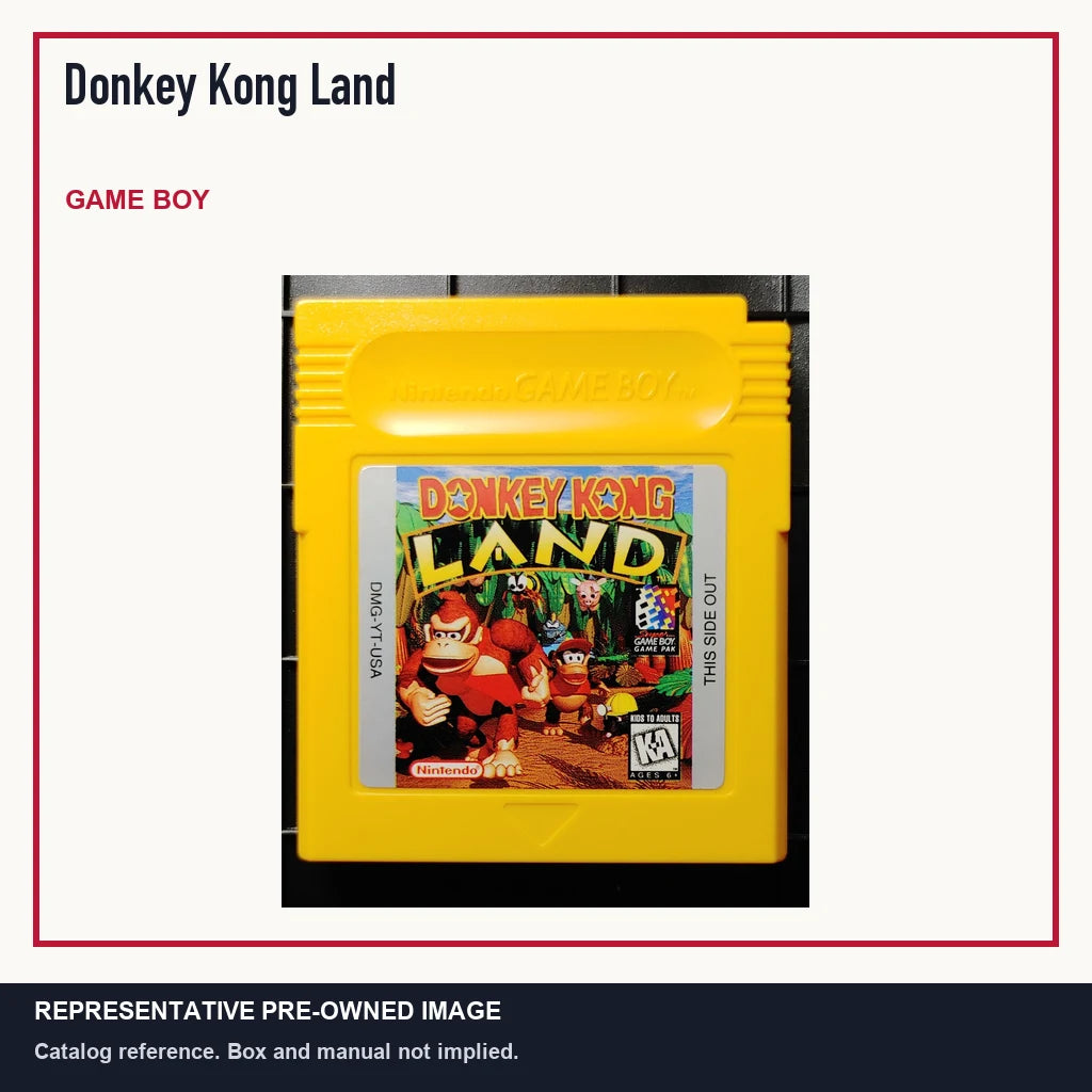 Representative pre-owned Donkey Kong Land (Game Boy), minimal product layout.