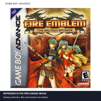 Representative pre-owned Fire Emblem Sacred Stones (Game Boy Advance), white product reference.