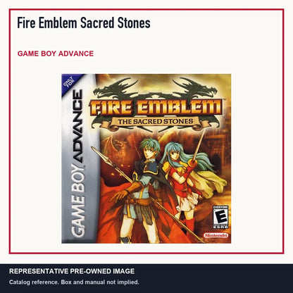 Representative pre-owned Fire Emblem Sacred Stones (Game Boy Advance), minimal product layout.