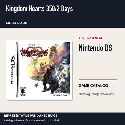 Representative pre-owned Kingdom Hearts 358/2 Days (Nintendo DS), platform product layout.