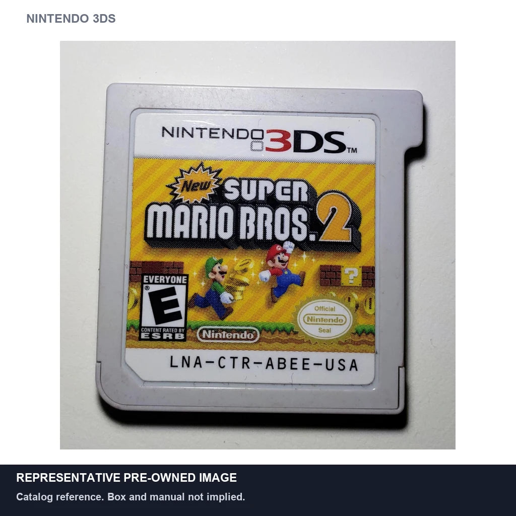 Representative pre-owned New Super Mario Bros. 2 (Nintendo 3DS), white product reference.