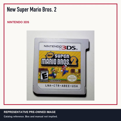 Representative pre-owned New Super Mario Bros. 2 (Nintendo 3DS), minimal product layout.