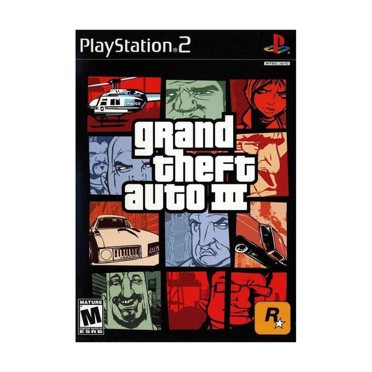 Representative pre-owned Grand Theft Auto III (PlayStation 2), white product reference.