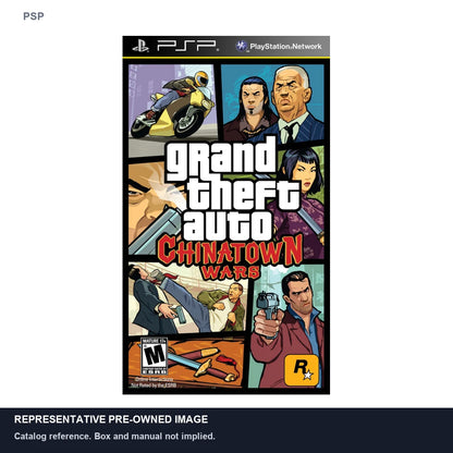Representative pre-owned Grand Theft Auto: Chinatown Wars (PSP), white product reference.