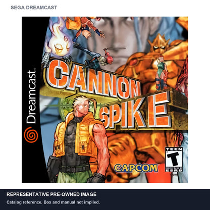 Representative pre-owned Cannon Spike (Sega Dreamcast), white product reference.