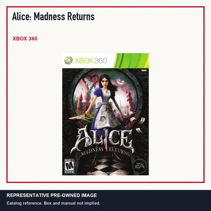 Representative pre-owned Alice: Madness Returns (Xbox 360), minimal product layout.