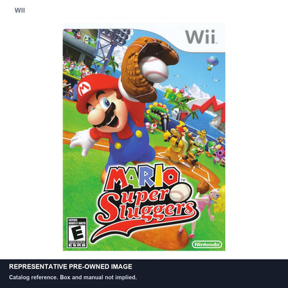 Representative pre-owned Mario Super Sluggers (Wii), white product reference.
