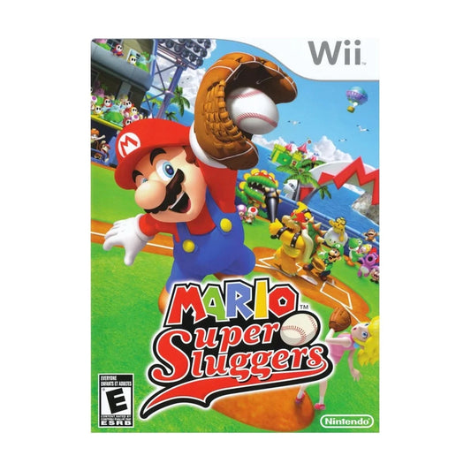 Representative pre-owned Mario Super Sluggers (Wii), white product reference.