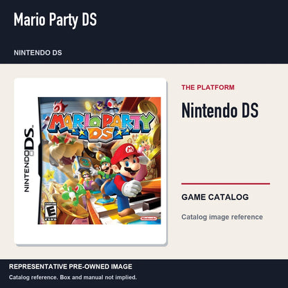 Representative pre-owned Mario Party DS (Nintendo DS), platform product layout.