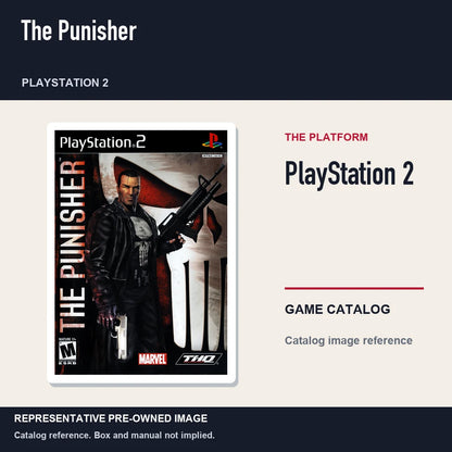 Representative pre-owned The Punisher (PlayStation 2), platform product layout.