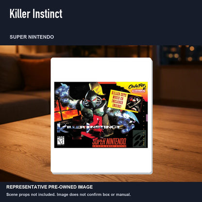 Representative pre-owned Killer Instinct (Super Nintendo), product image in a styled room scene.