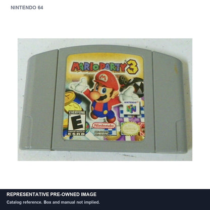 Representative pre-owned Mario Party 3 (Nintendo 64), white product reference.