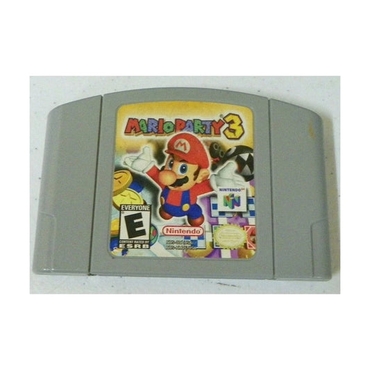 Representative pre-owned Mario Party 3 (Nintendo 64), white product reference.