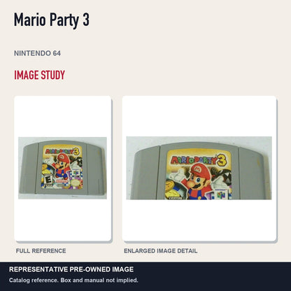 Representative pre-owned Mario Party 3 (Nintendo 64), full image and detail.