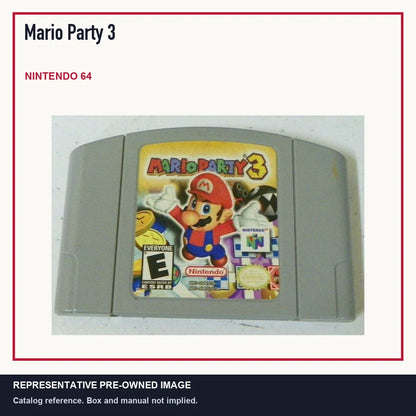 Representative pre-owned Mario Party 3 (Nintendo 64), minimal product layout.