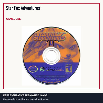 Representative pre-owned Star Fox Adventures (GameCube), minimal product layout.