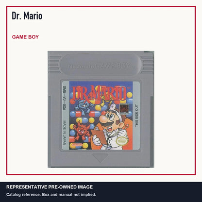 Representative pre-owned Dr. Mario (Game Boy), minimal product layout.