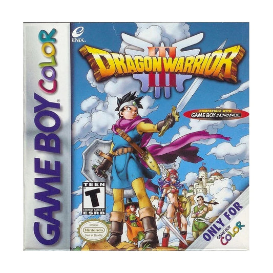 Representative pre-owned Dragon Warrior III (Game Boy Color), white product reference.