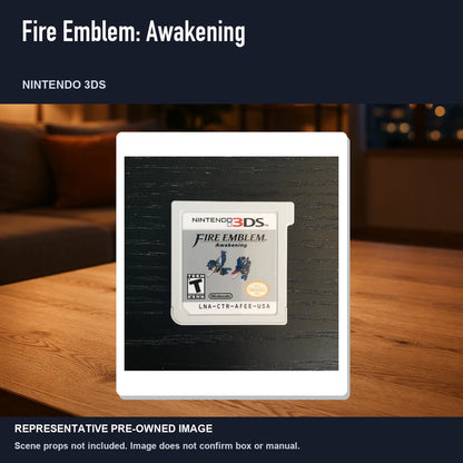 Representative pre-owned Fire Emblem: Awakening (Nintendo 3DS), product image in a styled room scene.