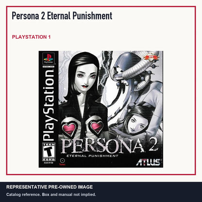 Representative pre-owned Persona 2 Eternal Punishment (PlayStation 1), minimal product layout.