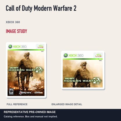Representative pre-owned Call of Duty Modern Warfare 2 (Xbox 360), full image and detail.