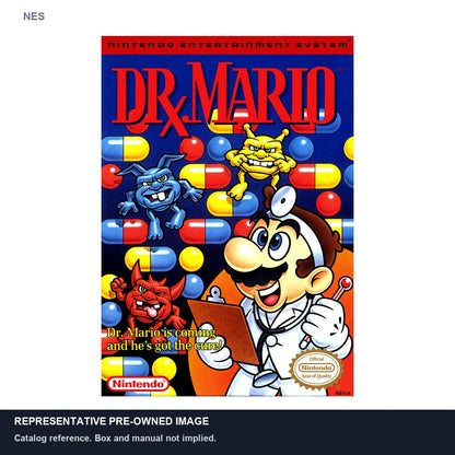 Representative pre-owned Dr. Mario (NES), white product reference.