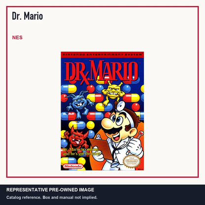 Representative pre-owned Dr. Mario (NES), minimal product layout.