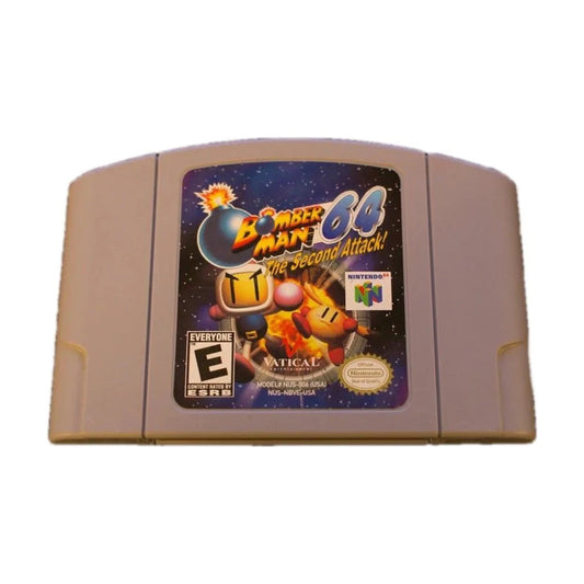 Representative pre-owned Bomberman 64 Second Attack (Nintendo 64), white product reference.