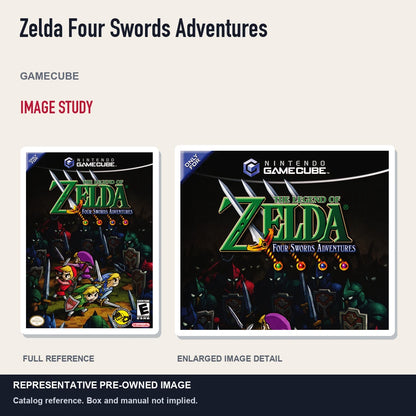 Representative pre-owned Zelda Four Swords Adventures (GameCube), full image and detail.