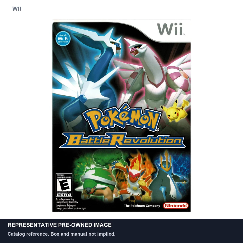 Representative pre-owned Pokemon Battle Revolution (Wii), white product reference.