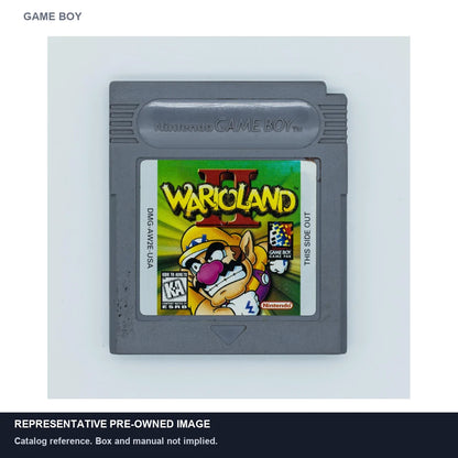 Representative pre-owned Wario Land II (Game Boy), white product reference.