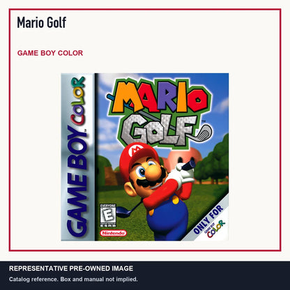 Representative pre-owned Mario Golf (Game Boy Color), minimal product layout.