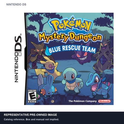 Representative pre-owned Pokemon Mystery Dungeon Blue Rescue Team (Nintendo DS), white product reference.
