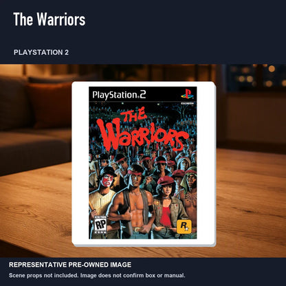 Representative pre-owned The Warriors (PlayStation 2), product image in a styled room scene.