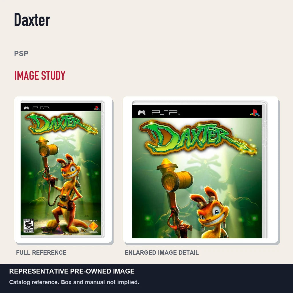 Representative pre-owned Daxter (PSP), full image and detail.