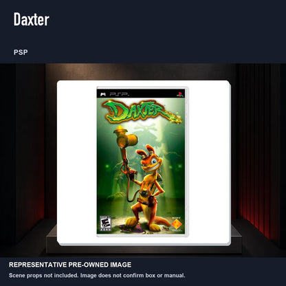 Representative pre-owned Daxter (PSP), product image on a display panel.