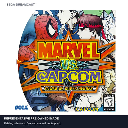 Representative pre-owned Marvel vs Capcom (Sega Dreamcast), white product reference.