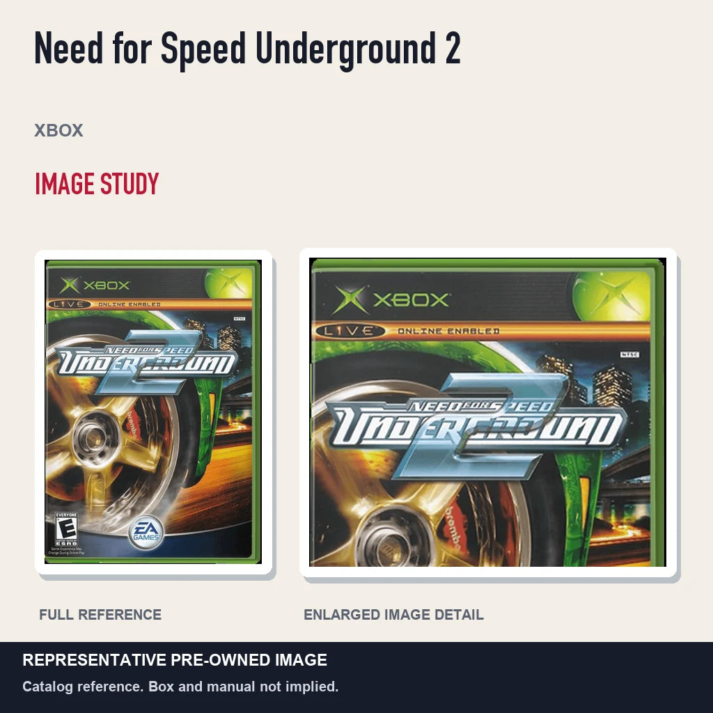 Representative pre-owned Need for Speed Underground 2 (Xbox), full image and detail.