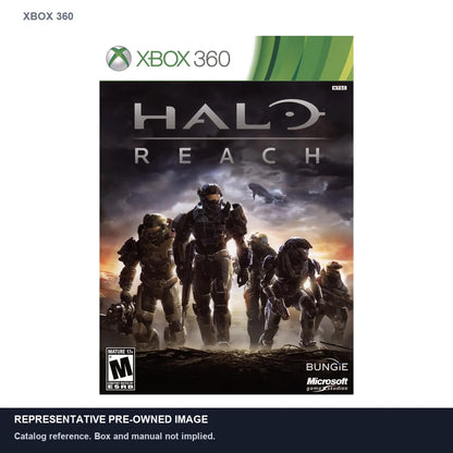 Representative pre-owned Halo: Reach (Xbox 360), white product reference.